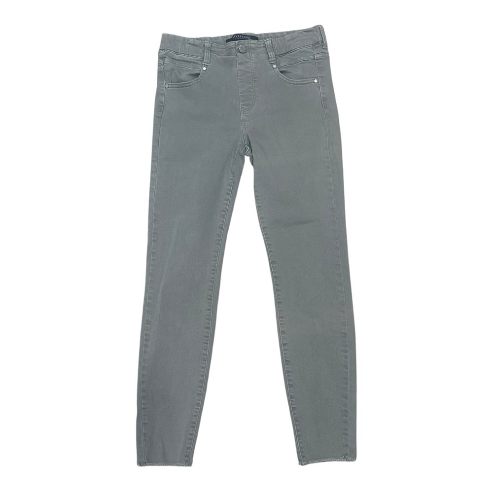 Liverpool The‎ Crop Ankle Cropped Jeans Grey Size 4